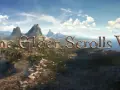 El título "The Elder Scrolls VI" se cierne sobre un paisaje montañoso y costero, anunciando una nueva aventura.